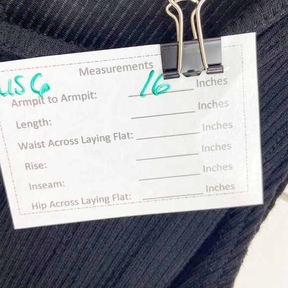 Boohoo Black Crisscross Ribbed Bodysuit | Size 6 | Like New - Picture 10 of 10